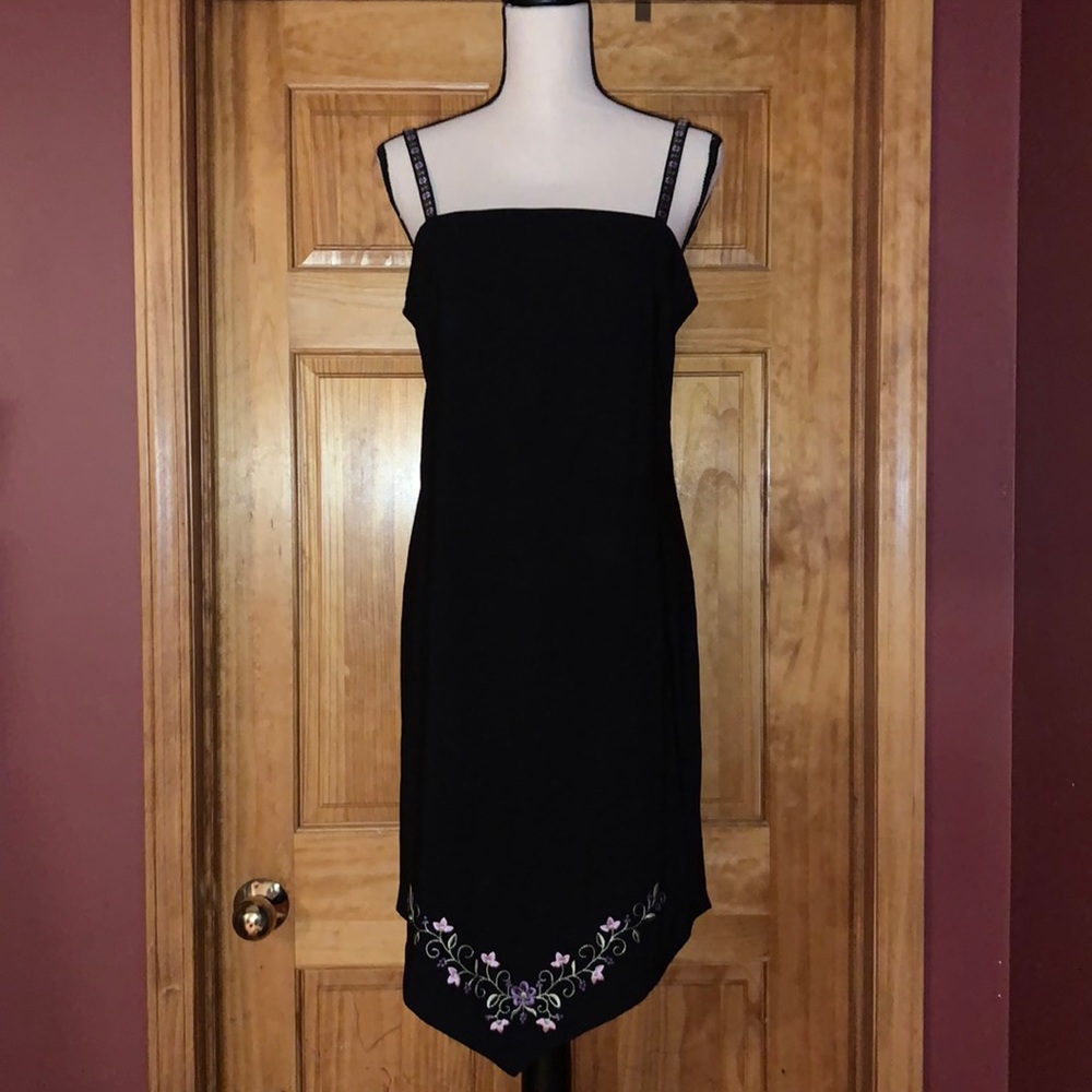 Dawn Joy Embroidered Handkerchief Hem Dress 13/14